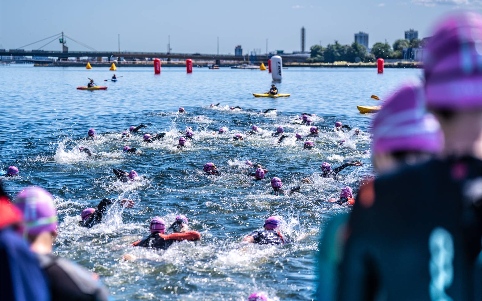 T100 London 2024 Age Group Racing on the 27/28th July 2024 at Royal Victoria Docks, London, UK, (photo:T100/James Mitchell)