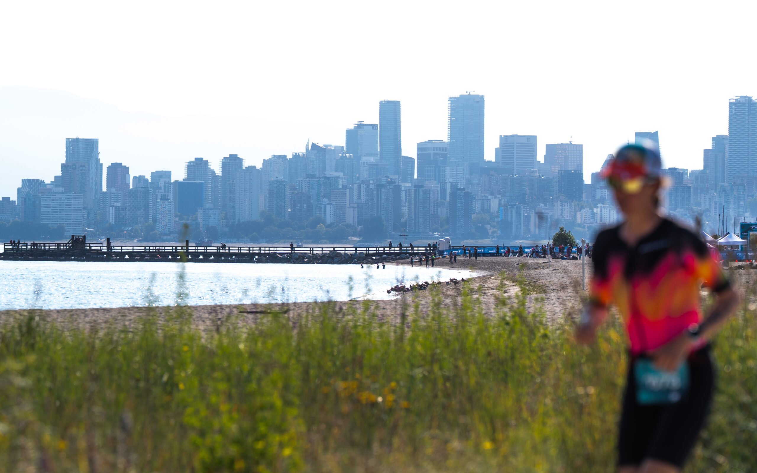Vancouver, T100 2025, age group on the 15th of June at Jericho Beach.