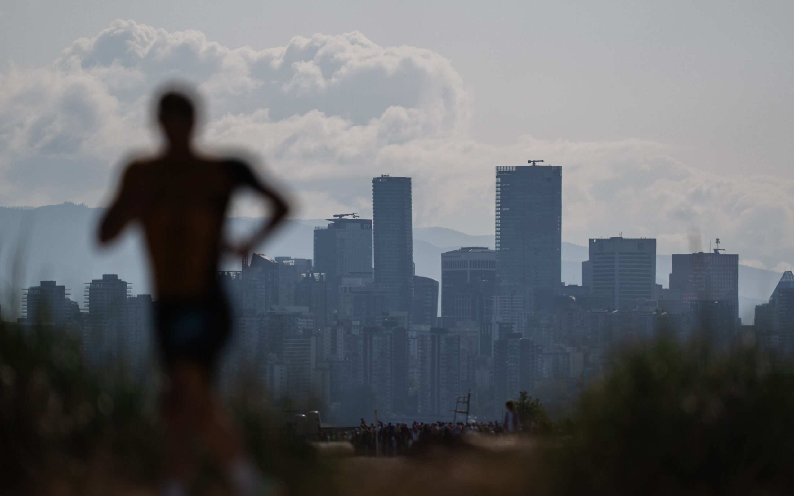 Vancouver, T100 2025, age group on the 15th of June at Jericho Beach.