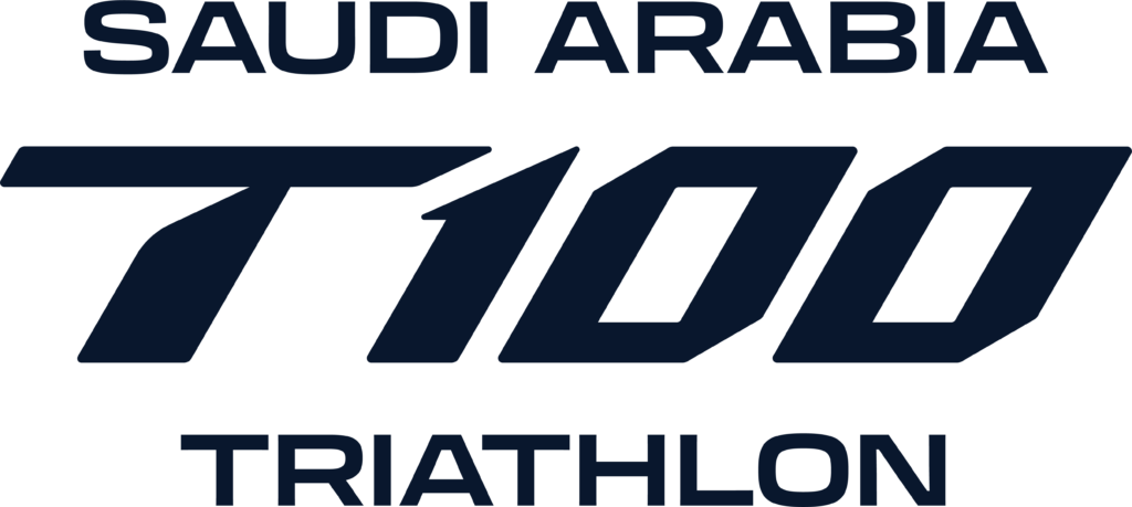 Saudi Arabia T100 Triathlon Logo - Navy