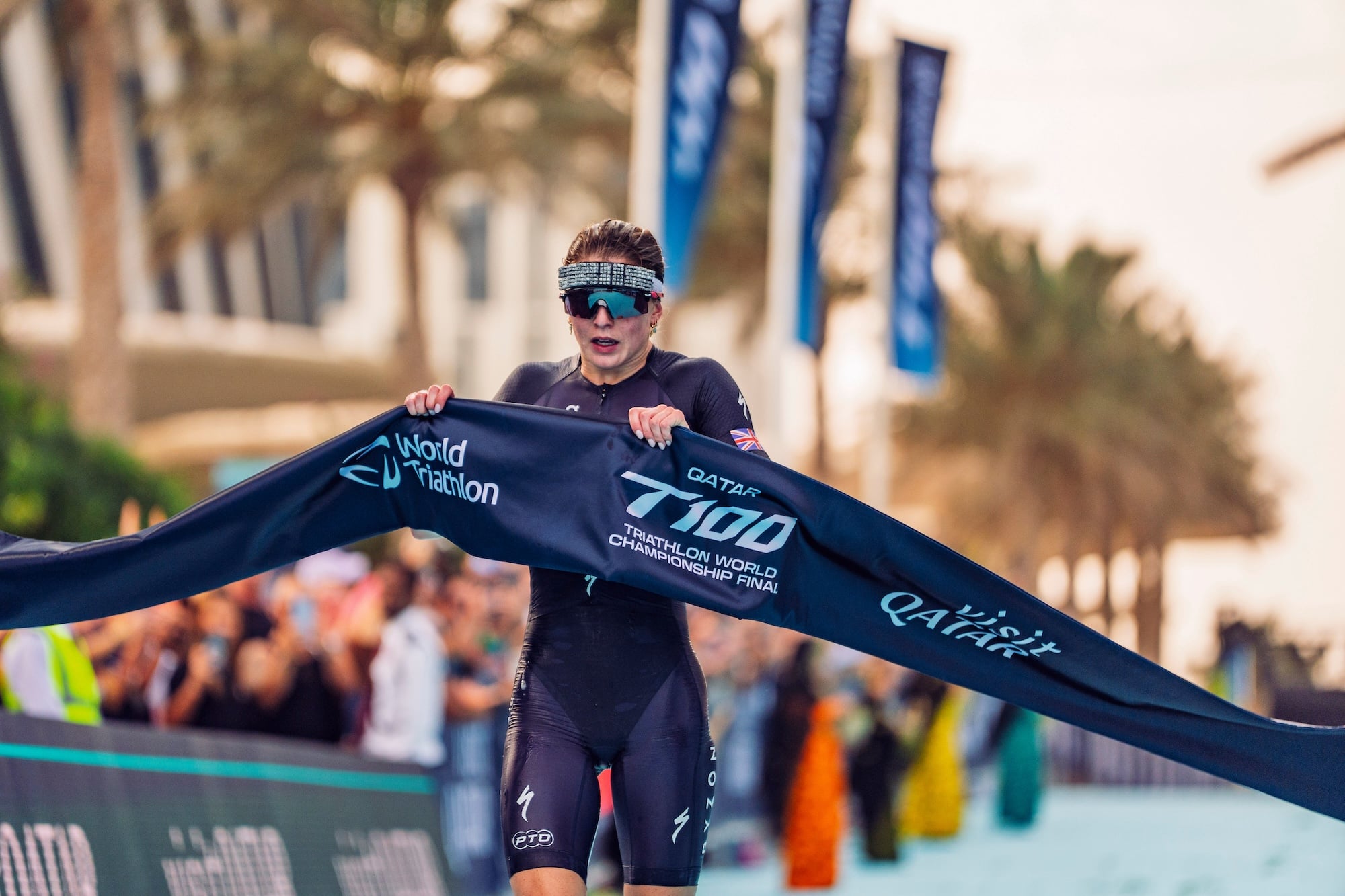 Kate Waugh - 2025 T100 Triathlon World Champion