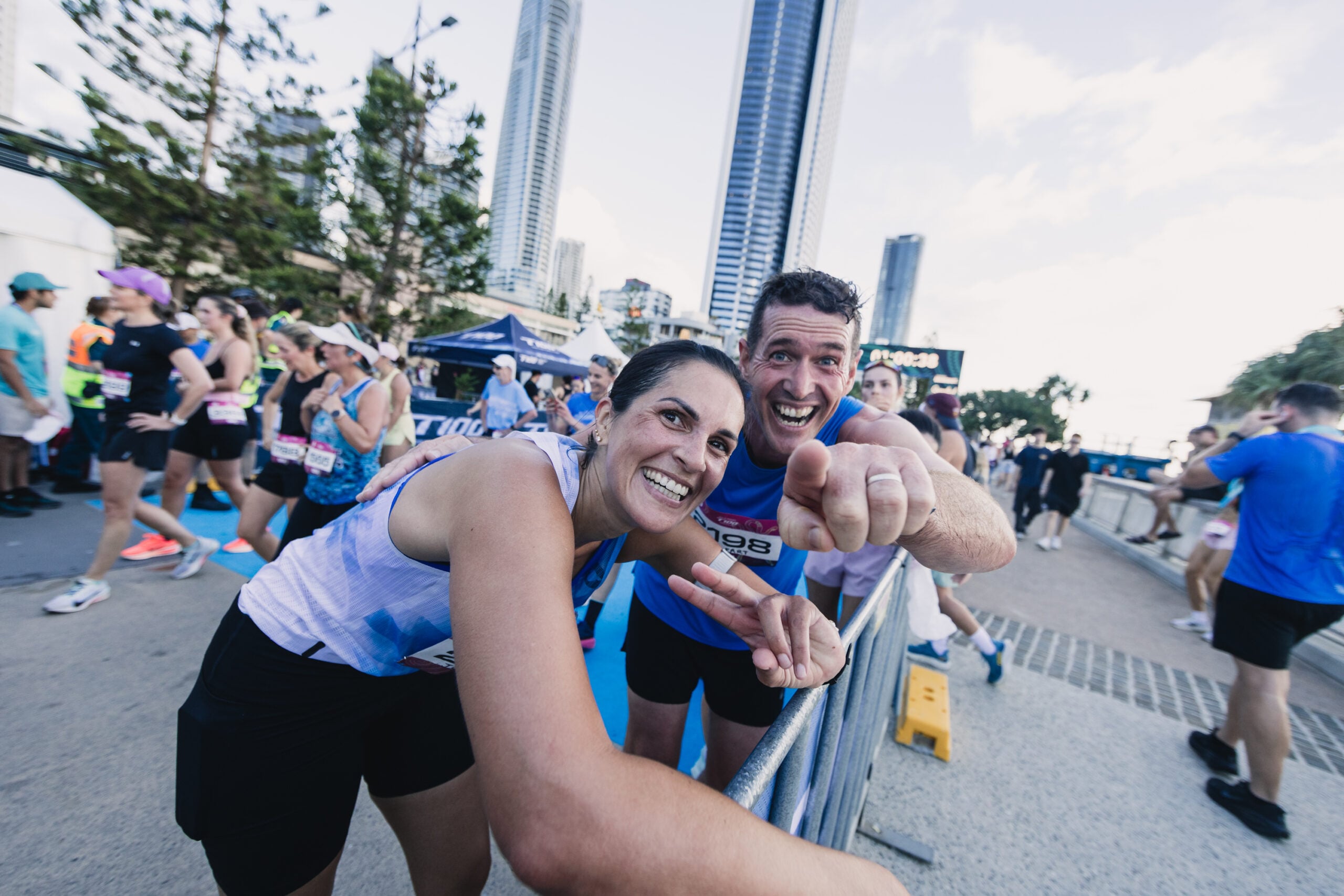 T100 Gold Coast 10km Run on 22nd March 2026 in Surfers Paradise, Queensland.