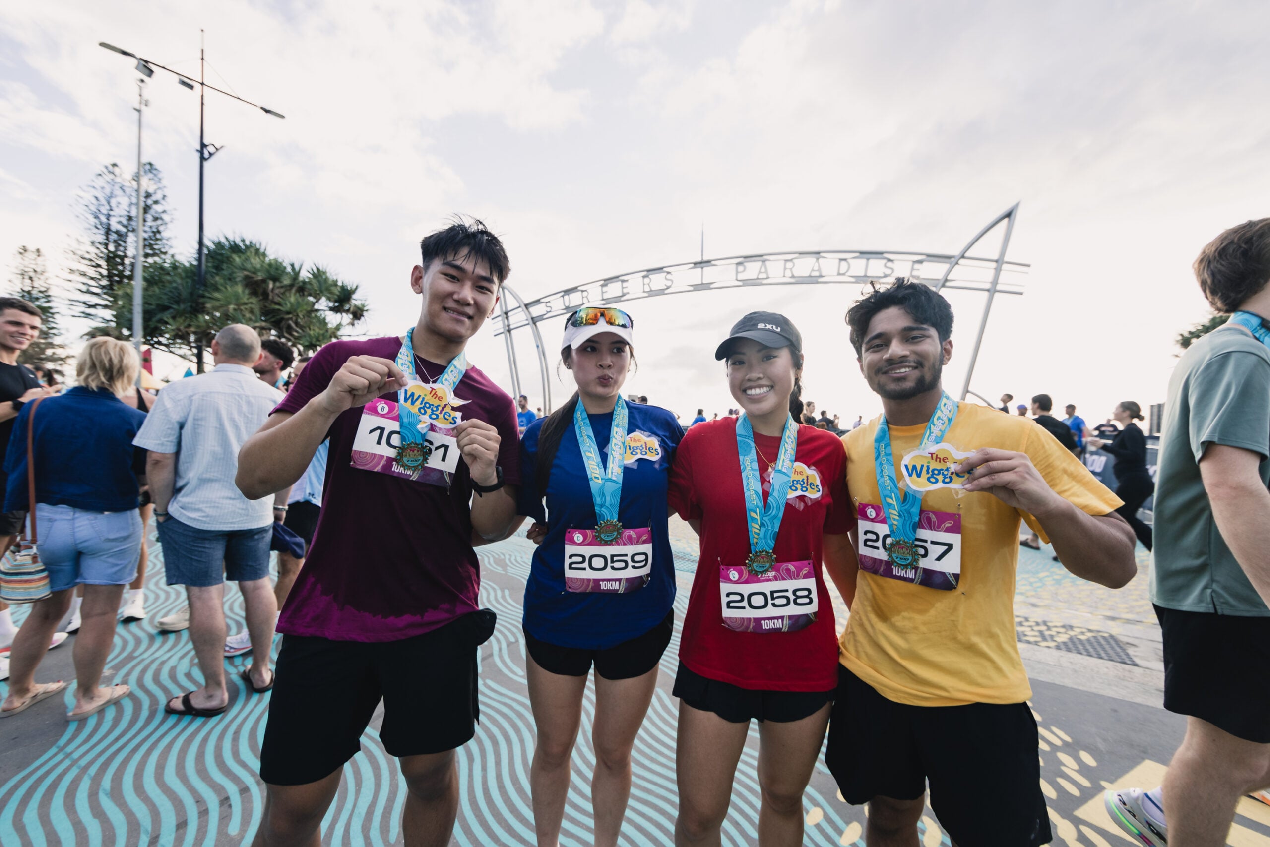 T100 Gold Coast 10km Run on 22nd March 2026 in Surfers Paradise, Queensland.
