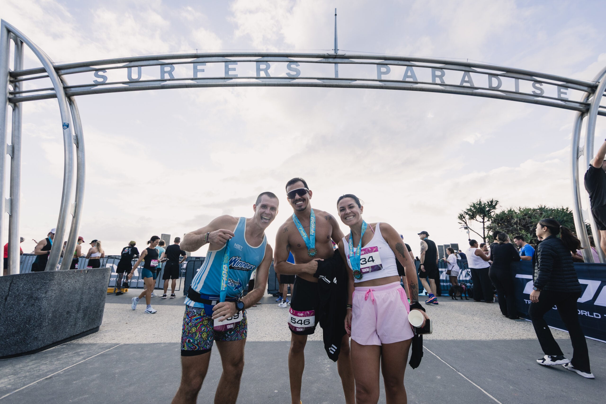 T100 Gold Coast 10km Run on 22nd March 2026 in Surfers Paradise, Queensland.