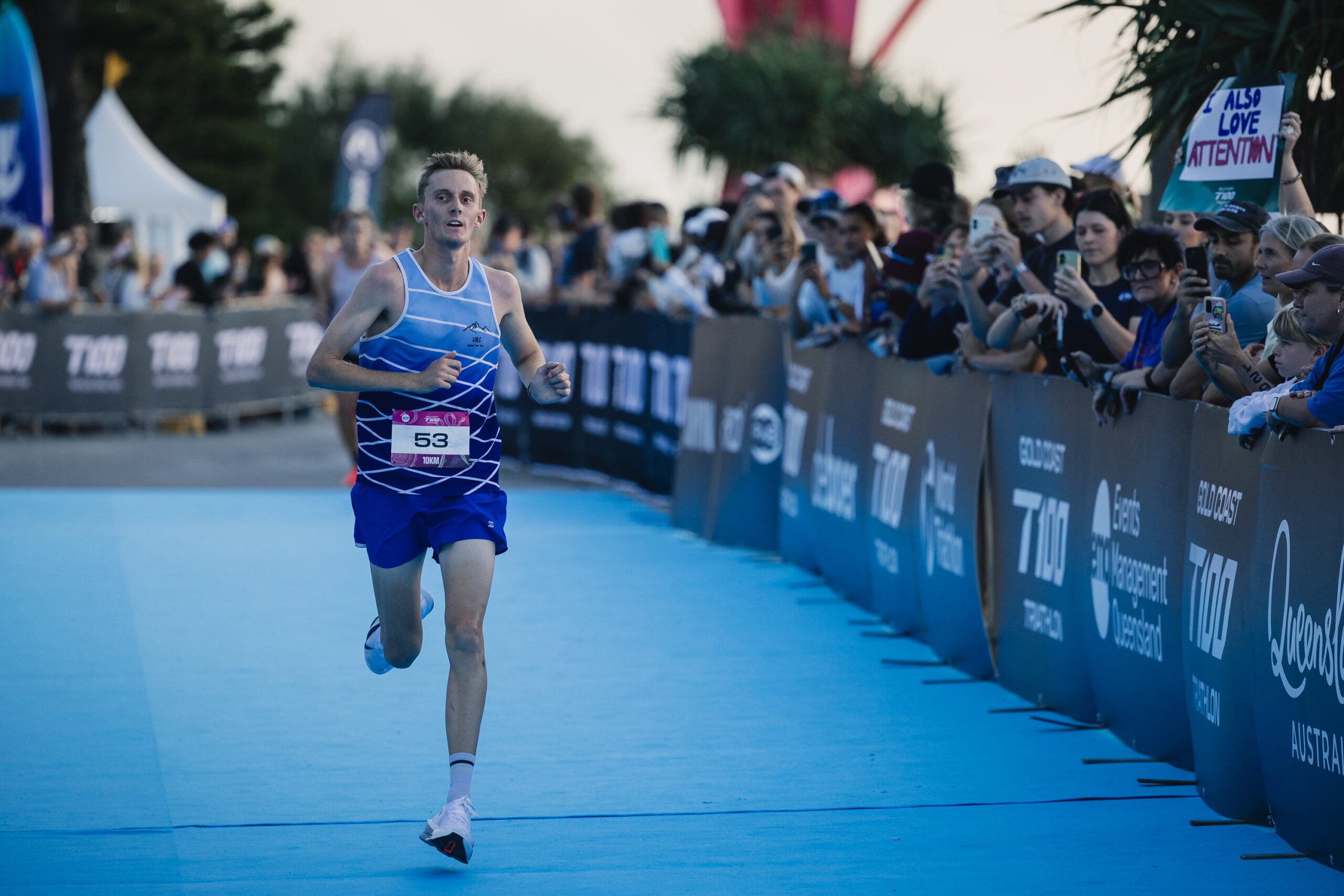 T100 Gold Coast 10km Run on 22nd March 2026 in Surfers Paradise, Queensland.