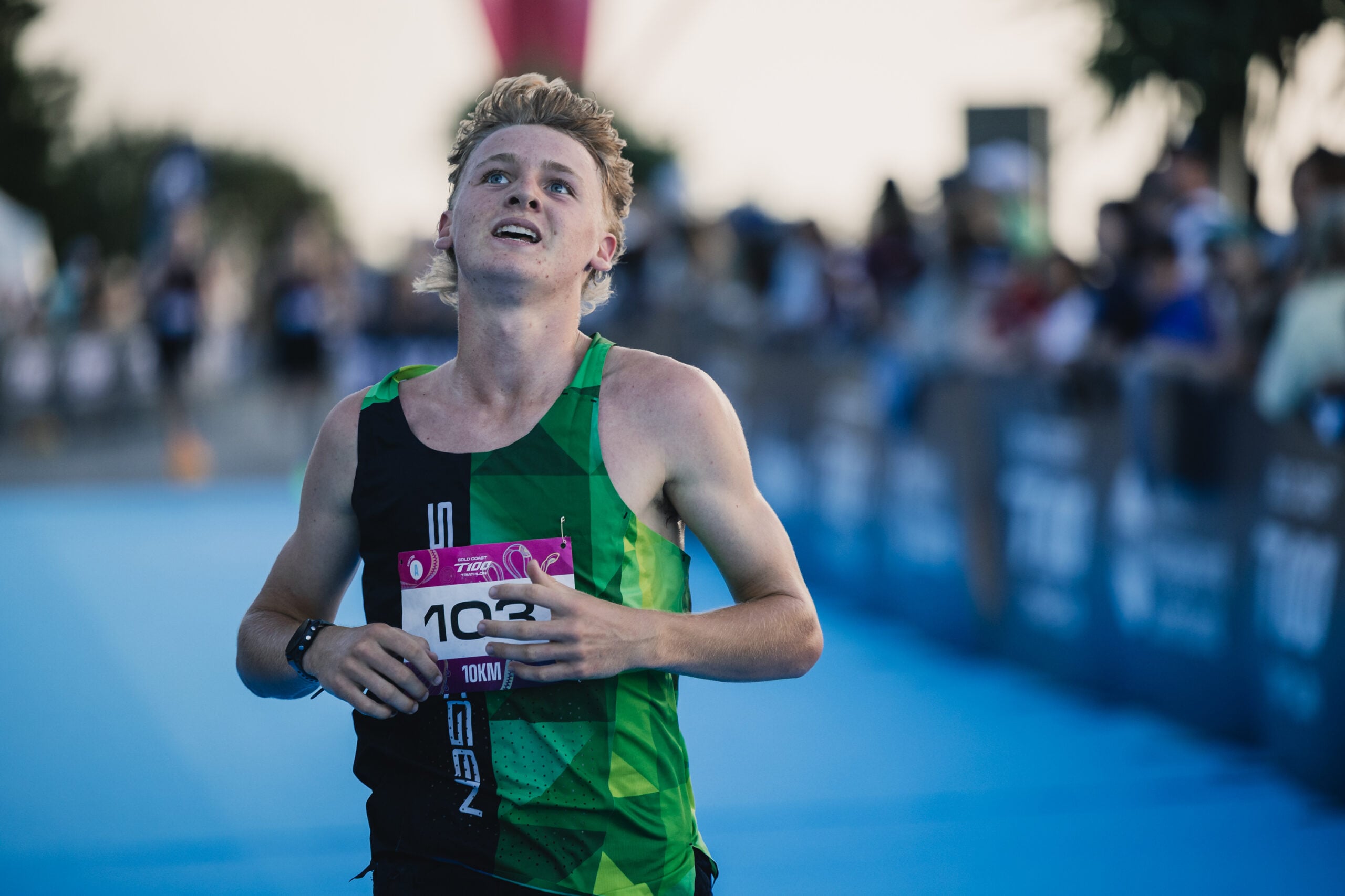 T100 Gold Coast 10km Run on 22nd March 2026 in Surfers Paradise, Queensland.