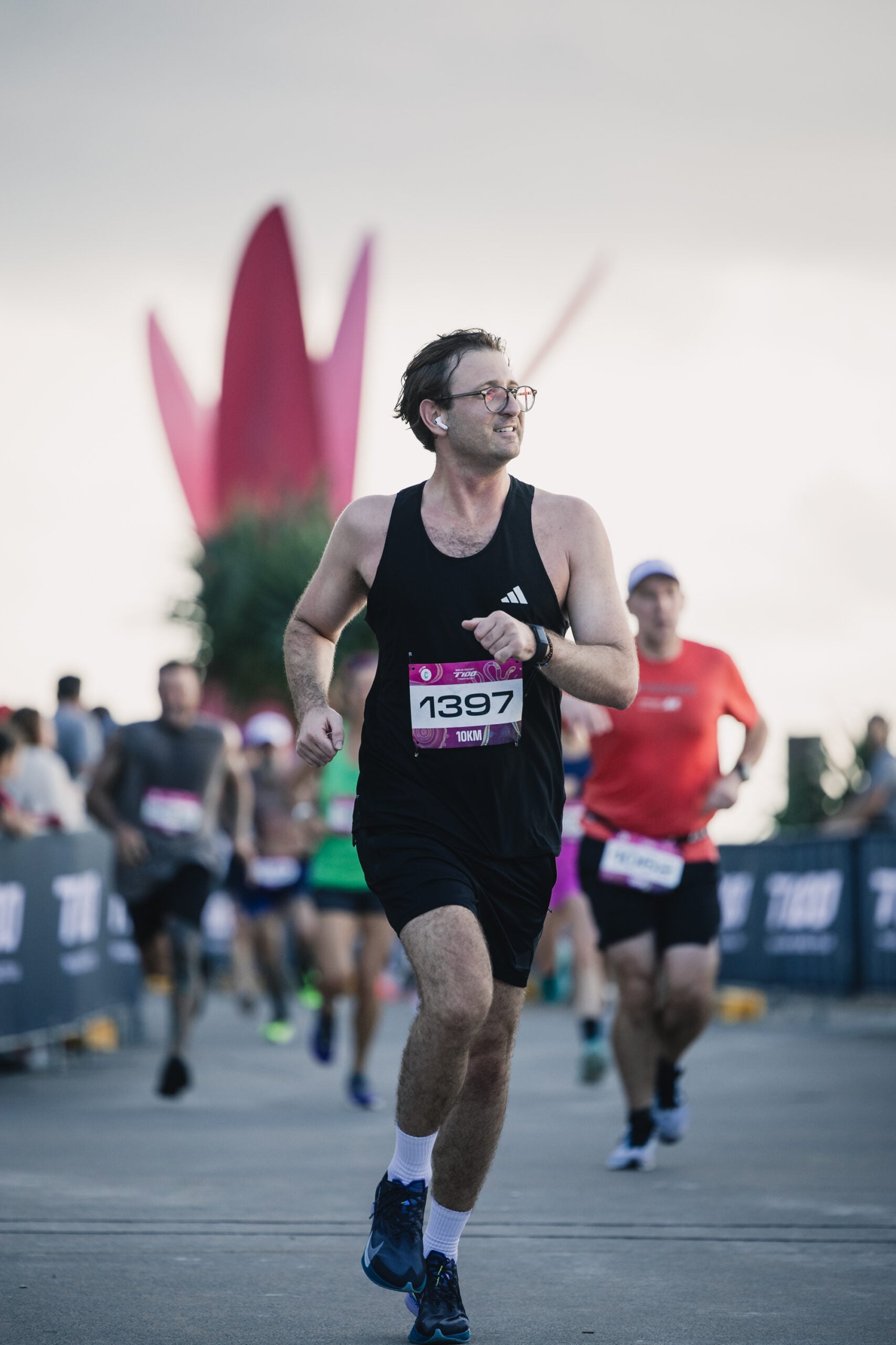 T100 Gold Coast 10km Run on 22nd March 2026 in Surfers Paradise, Queensland.